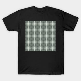 Orchid Mezzotint Intaglio Kaleidoscope pattern 11 T-Shirt